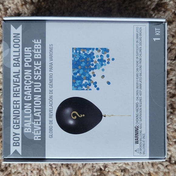 Boy gender reveal balloon - Picture 1 of 4